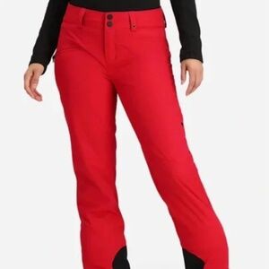 Obermeyer womens sz 14 red Bliss insulated ski pants